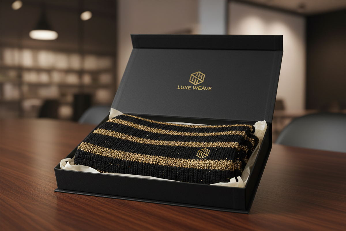 Knitted Corporate Gift Scarf